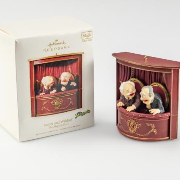 NWT 2008 Hallmark Keepsake Statler and Waldorf Ornament - Picture 1 of 8